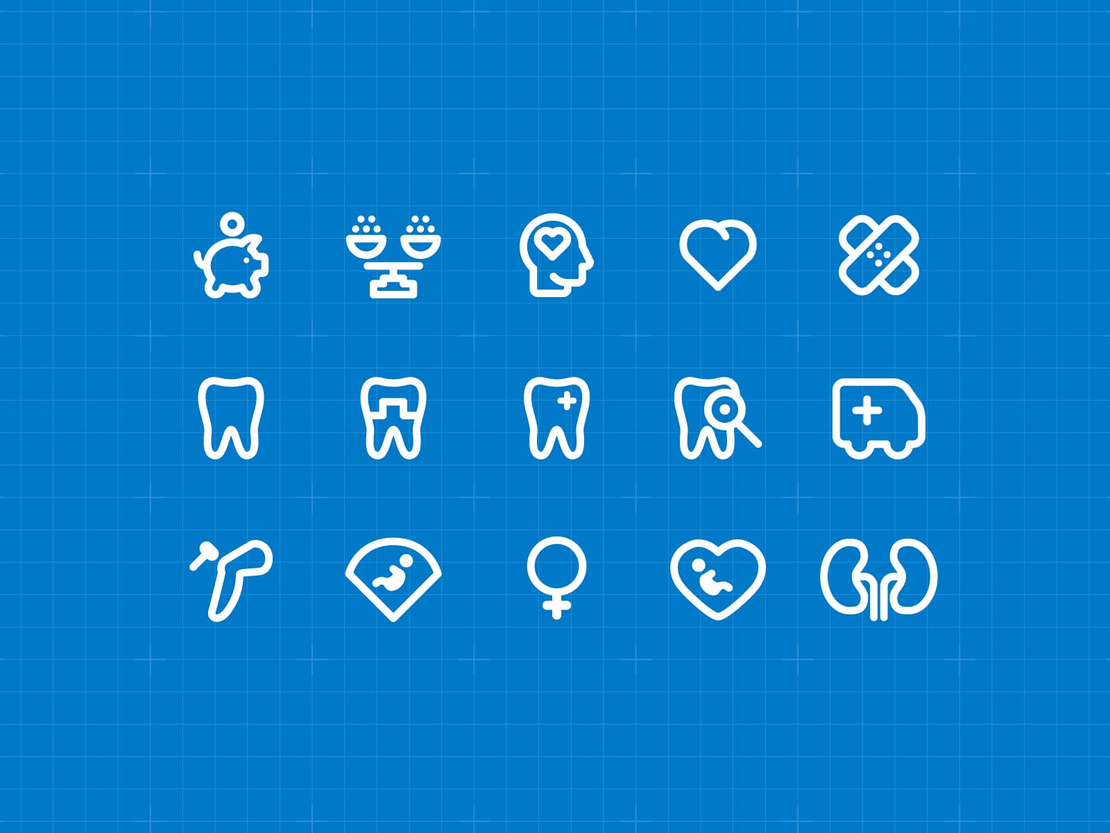 Icon Illustration for Bupa App.