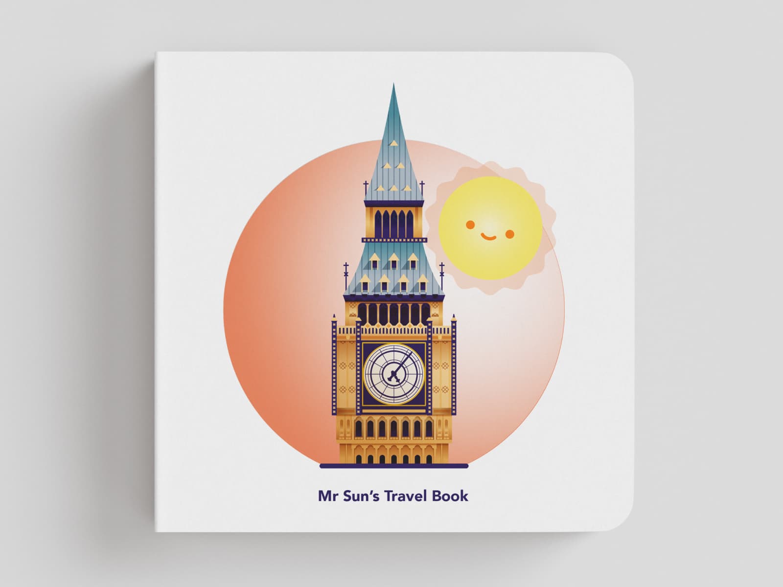 Illustration for Children's Book Mr Sun by artjamesy.