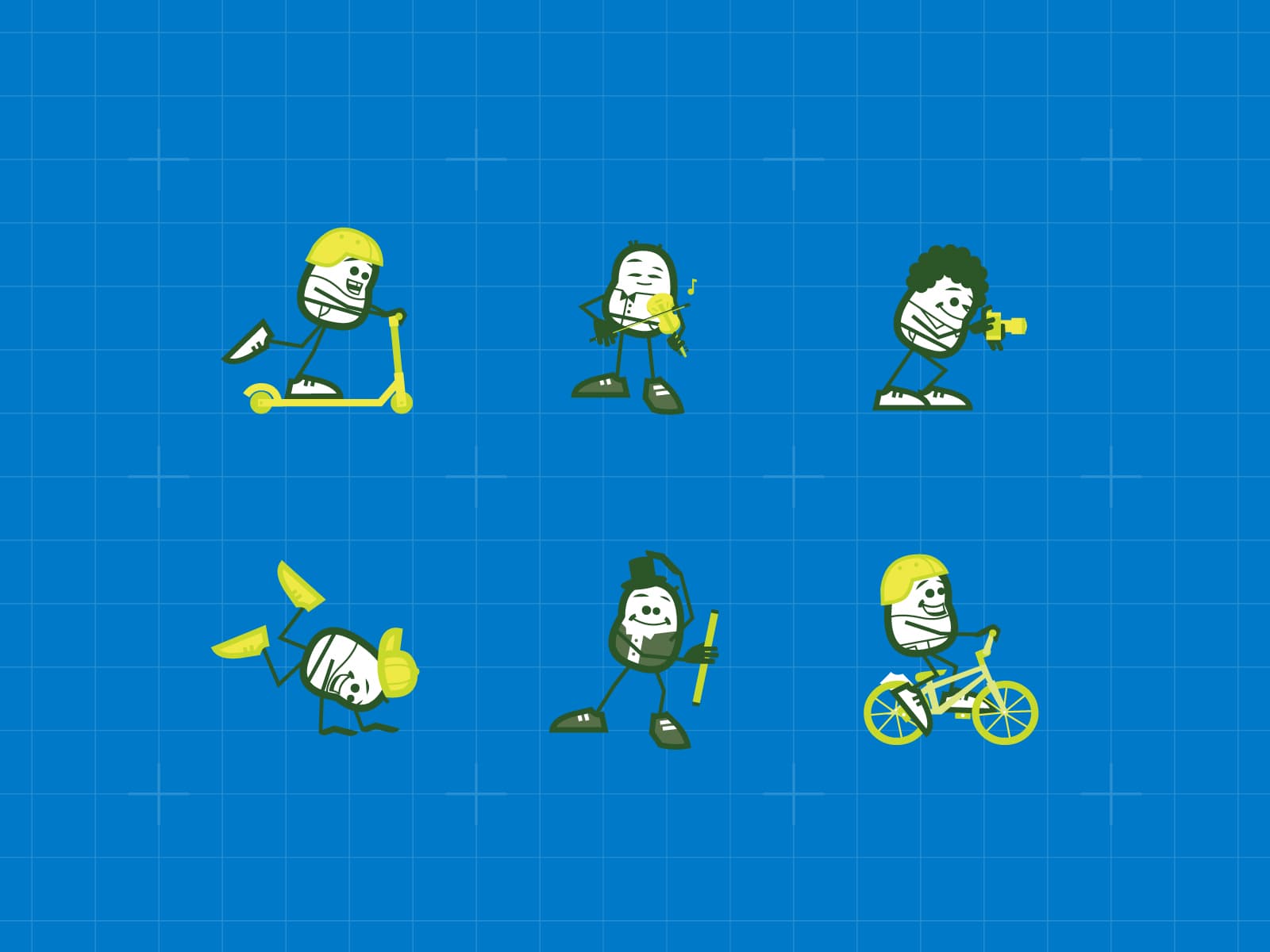 Illustration for No Spuds Branding.