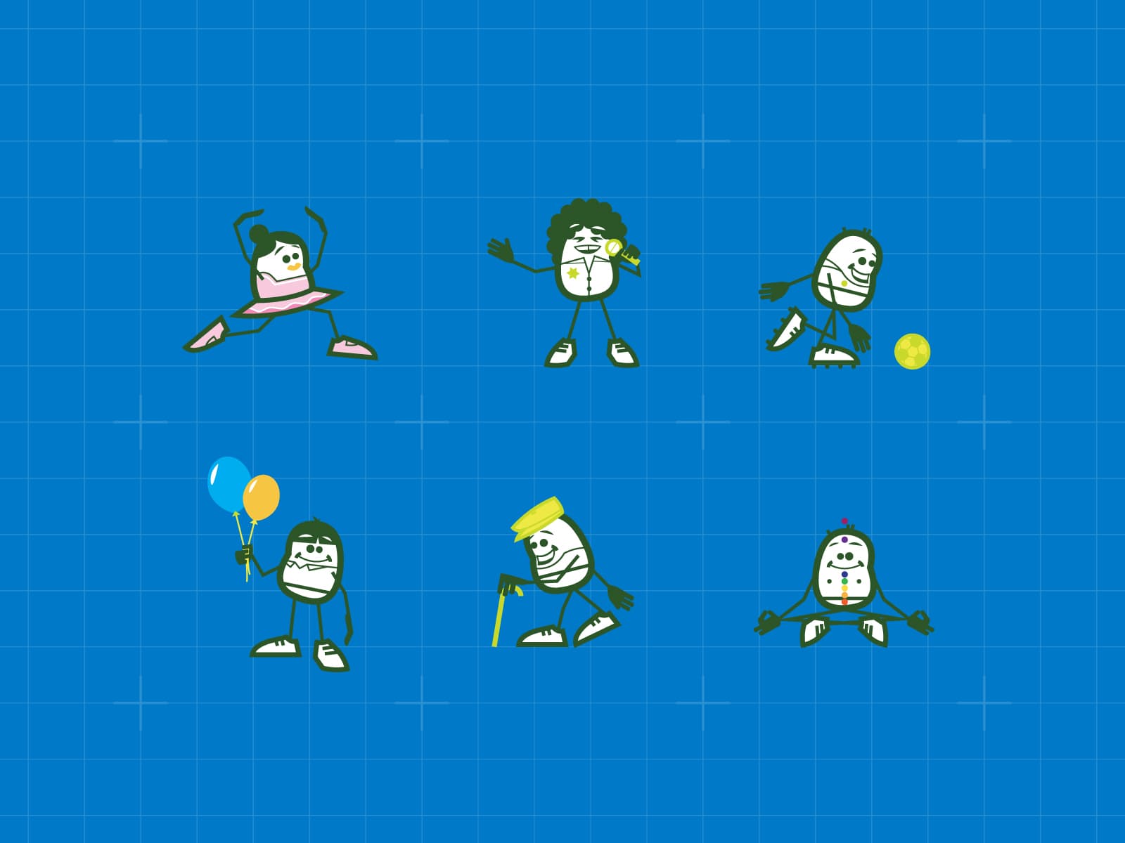 Illustration for No Spuds Branding.