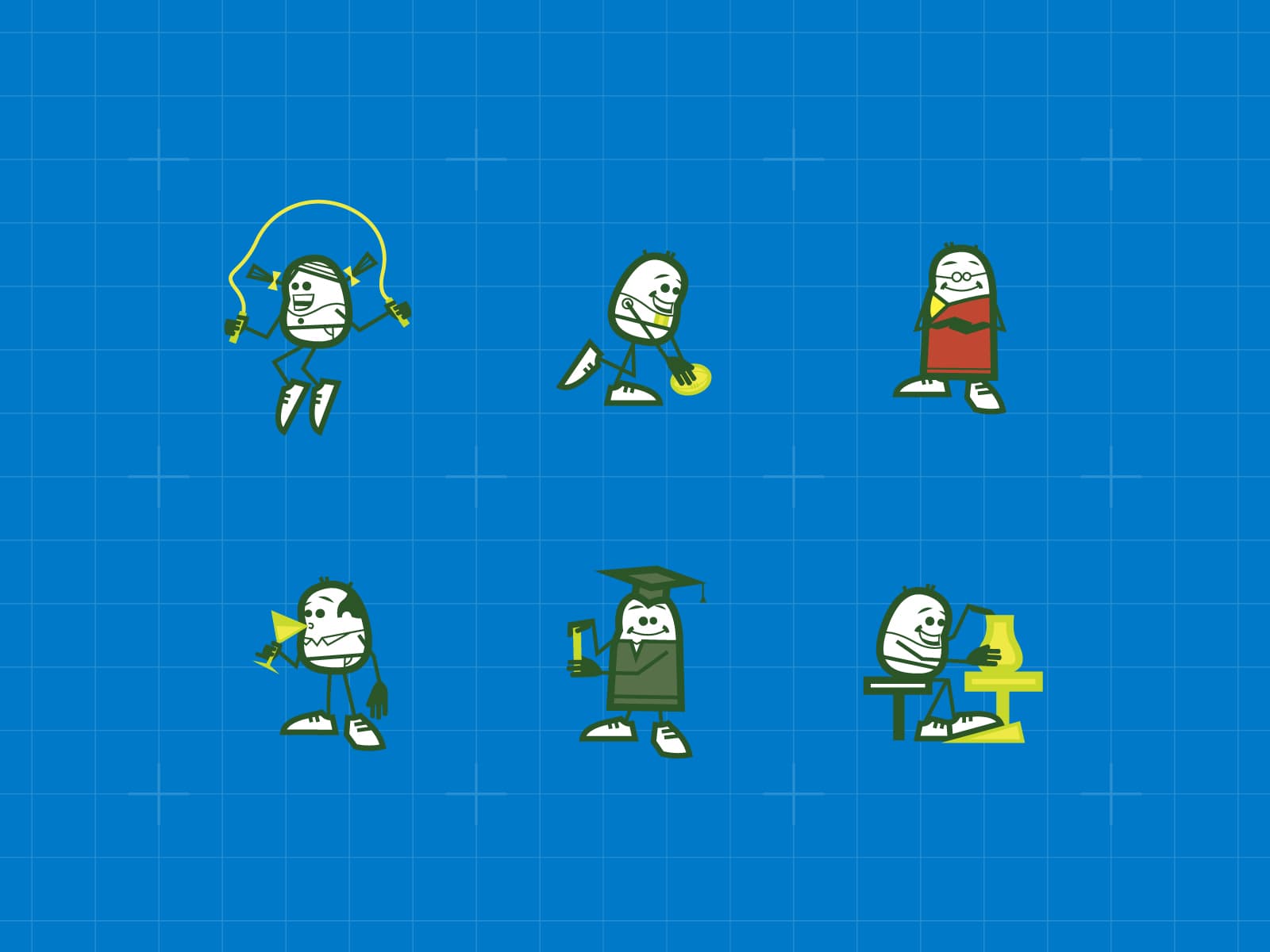 Illustration for No Spuds Branding.